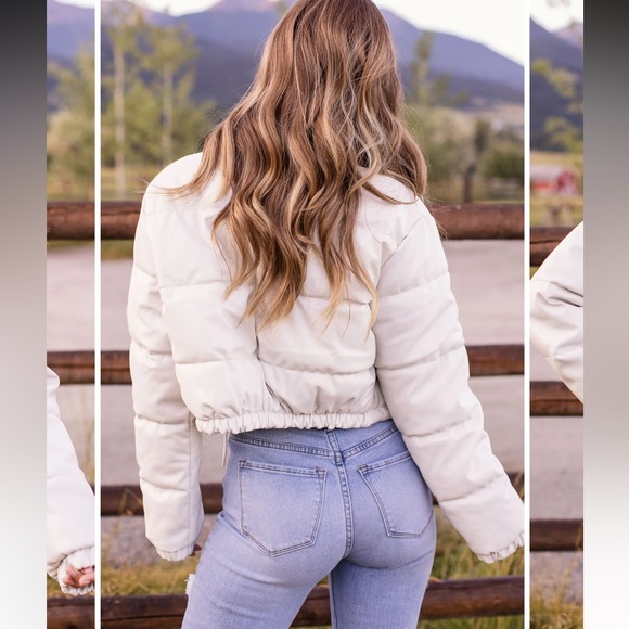 NWT EXPEDITION IVORY PUFFER JACKET - Picture 10 of 11